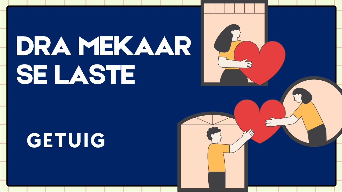 Dra mekaar se laste Deel 2