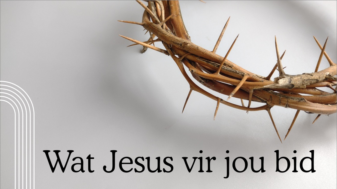 Wat Jesus vir jou bid